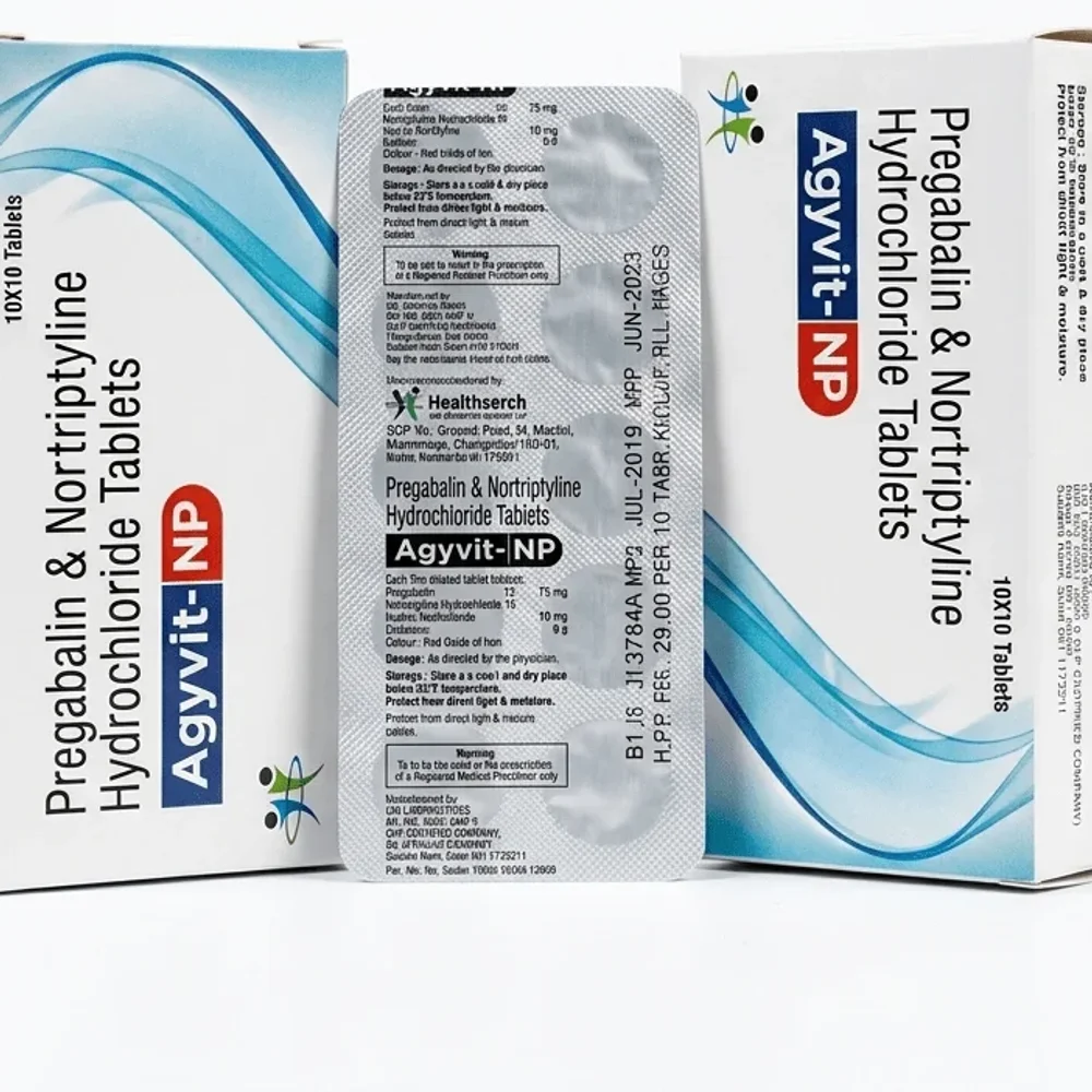 Pregabalin Nortriptyline Film-Coated Tablet - Healthcare & Medical by Healthserch Pharma LLP