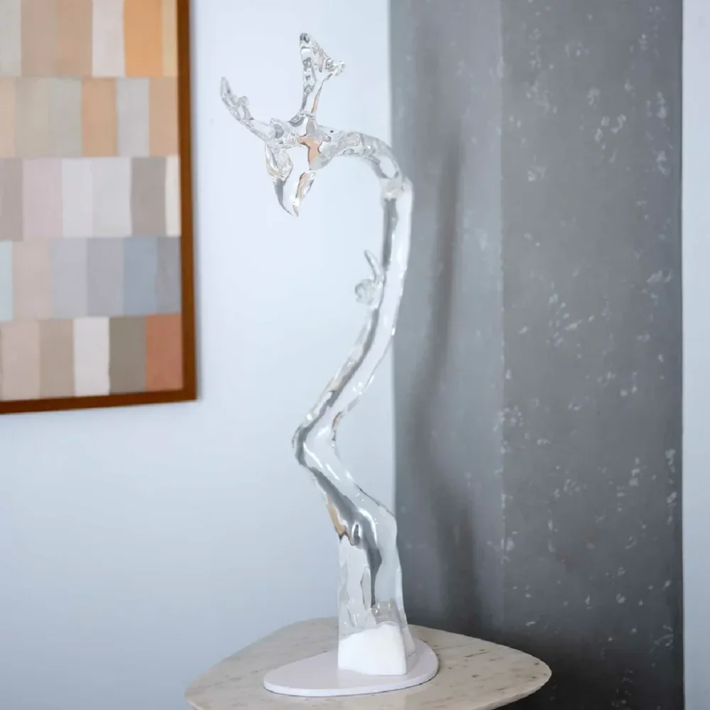 Abstract Theme Sculpture - Home & Kitchen by Wooden Owl Design Pvt. Ltd.