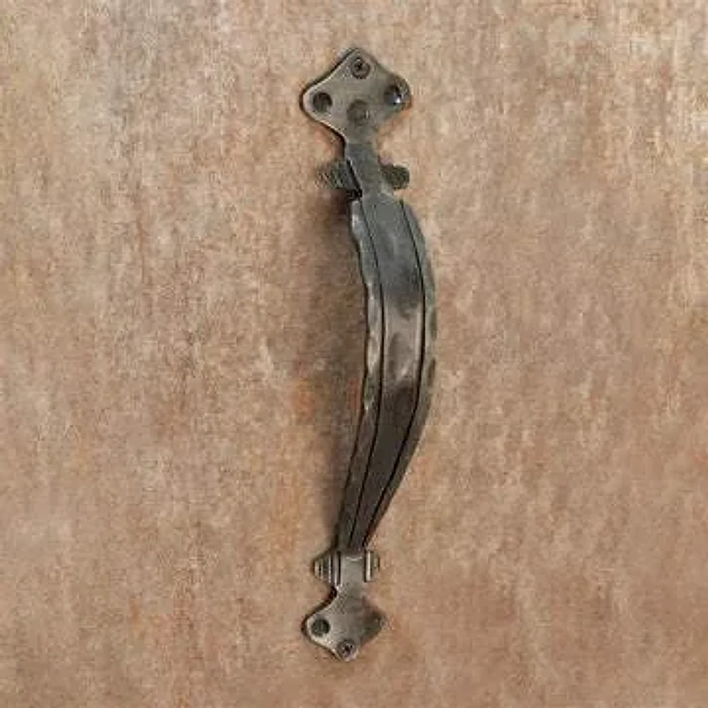 Black Pre-Drilled Door Handle for Wooden and Iron Doors - Metals & Alloys by The Hardware Hut