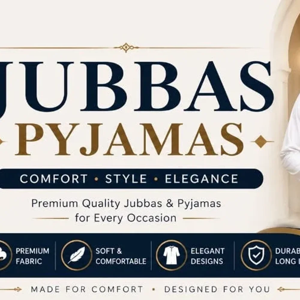 Premium Jubba and Pyjama Set - Textiles & Apparel by Madeena Tailor Shop