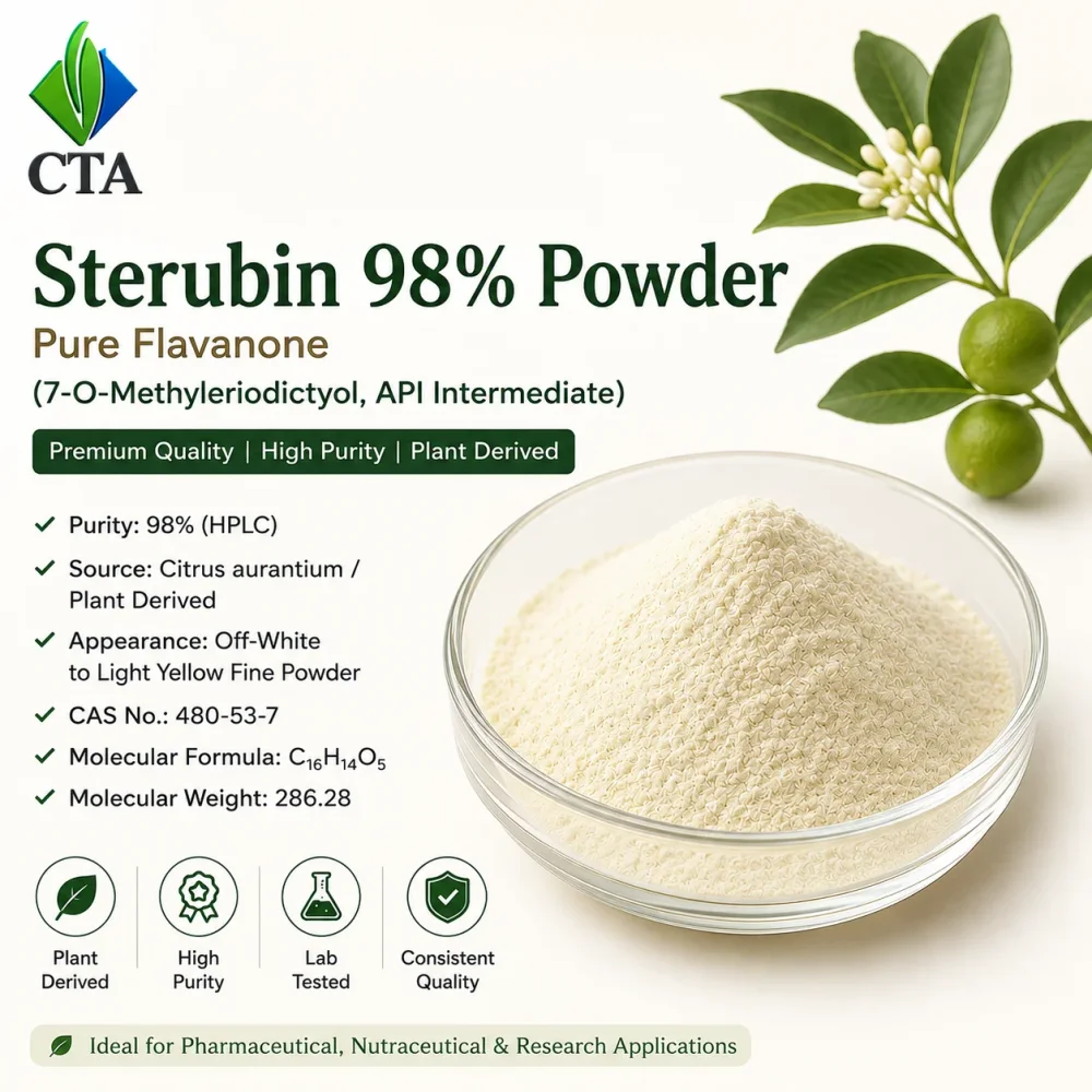 Sterubin 98% Powder API Intermediate - Chemicals & Raw Materials by Central Trade Agency Pvt. Ltd.