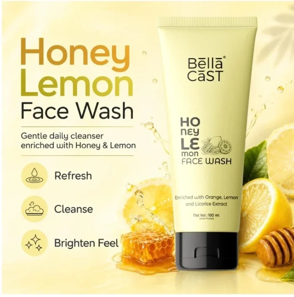 Honey and Lemon Face Wash 100 ml - Beauty & Personal Care by Teamex