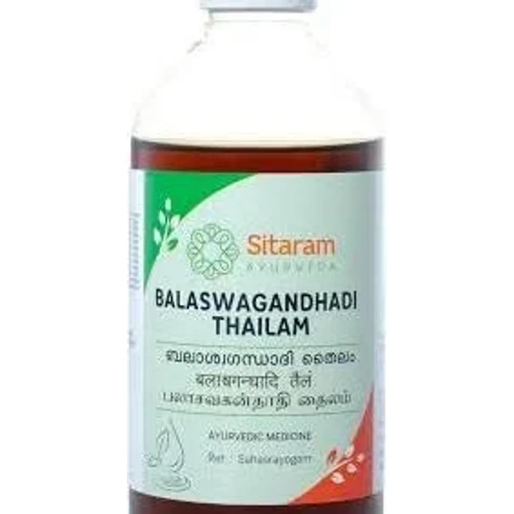 SITARAM AYURVEDA Balaswagandhadi Thaila - Healthcare & Medical by Ayurweb