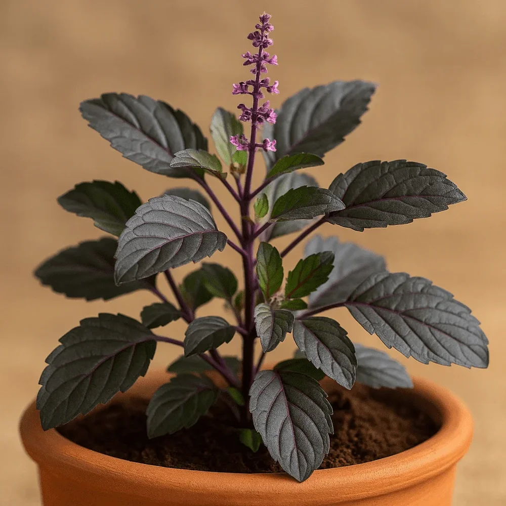Black Tulsi Plant - Food & Agriculture by Sahyoga Naturals Agroventures Pvt. Ltd.