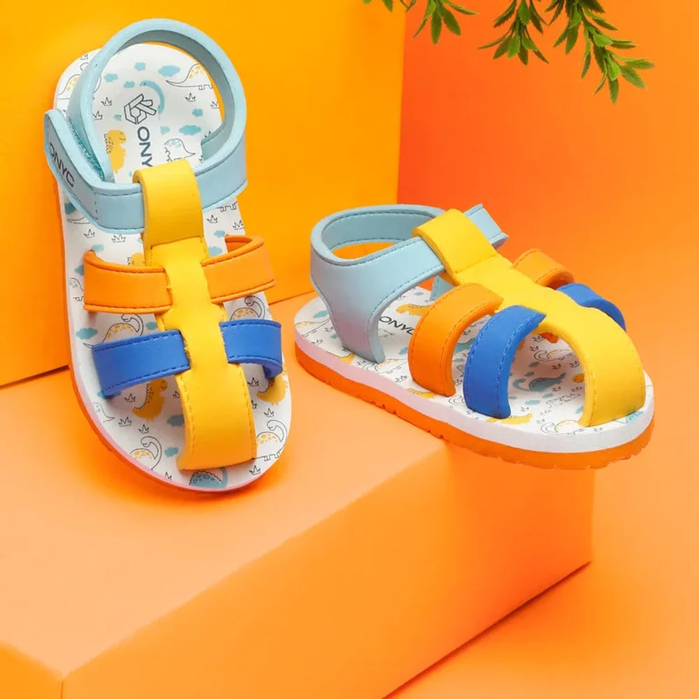 Multicolour Unisex Child Sandals Wholesale - Footwear, Bags & Leather Goods by Parmar Brothers