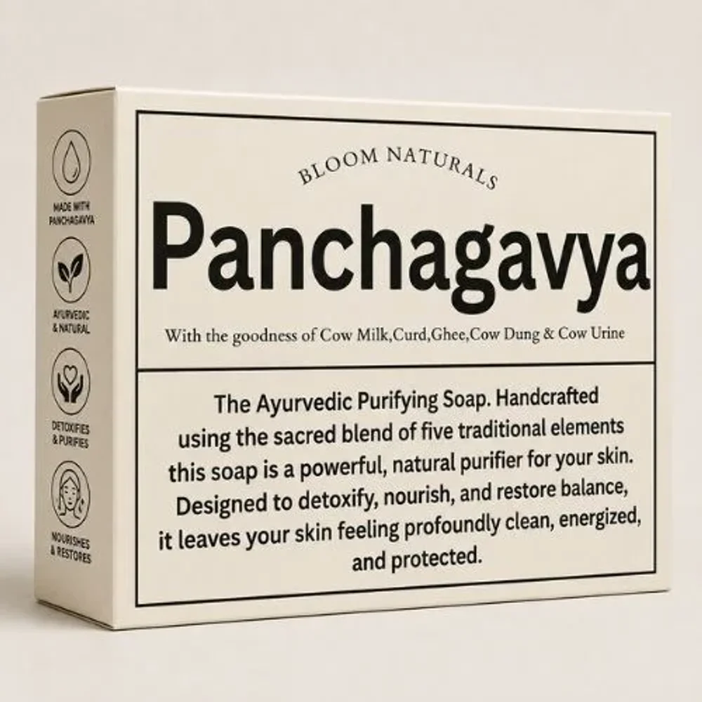 Handcrafted Herbal Ayurvedic Soap Bar - Beauty & Personal Care by Bloom Naturals