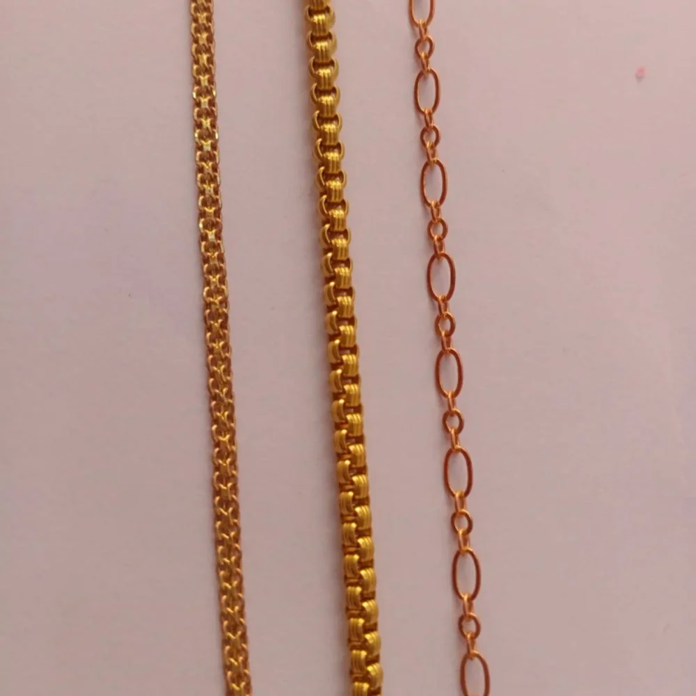 Brass Cubain Chain for Jewellery Making - Gems & Jewelry by Jaya Jems Impex