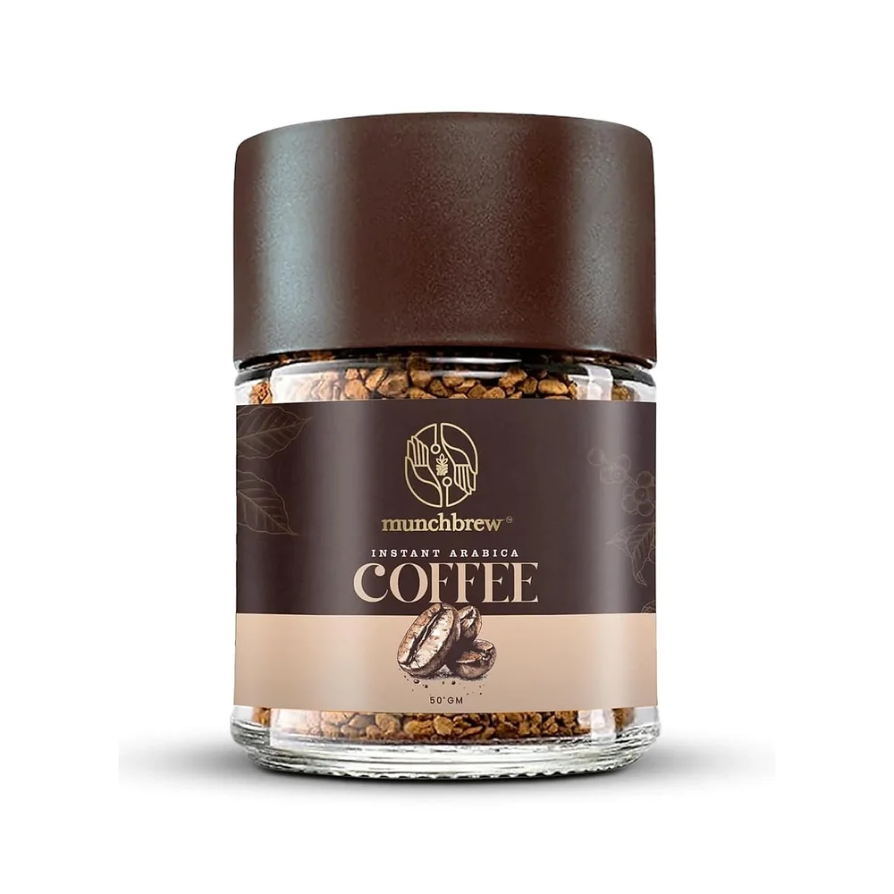 Munchbrew 50g Aromatic Instant Coffee Granules - Food & Agriculture by Innoskape India Pvt. Ltd.
