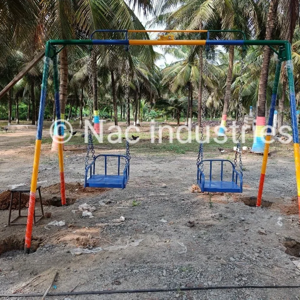 NAC Metal Double Bucket Swing - Sports, Toys & Games by Nac Industries