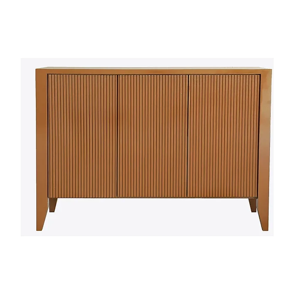 Fluted Design Console Cabinet - Furniture & Interiors by Wooden Owl Design Pvt. Ltd.