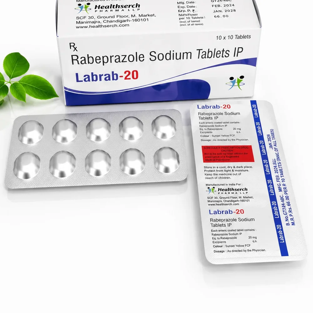 Rabeprazole Tablets Strip Pack - Healthcare & Medical by Healthserch Pharma LLP