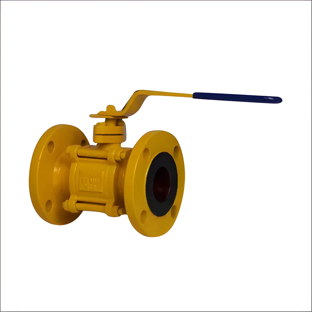 Three Piece Yellow Ball Valve - Industrial Supplies & Tools by JD Tech Industries