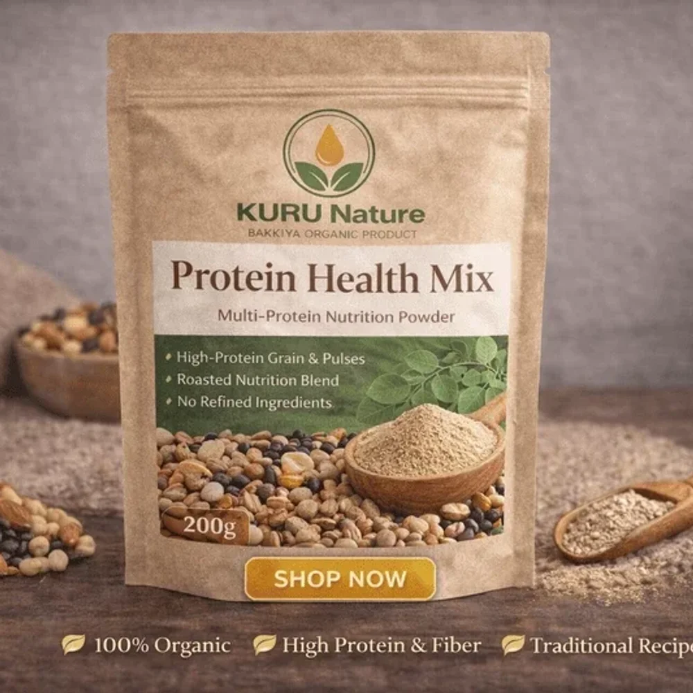 Organic High-Protein Health Mix - Healthcare & Medical by Bakkiya Organic Product