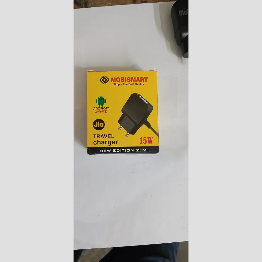 Mobismart Portable Travel Charger for Android and Jio Keypad Mobiles - Electronics & Electrical by Tiranga Technology
