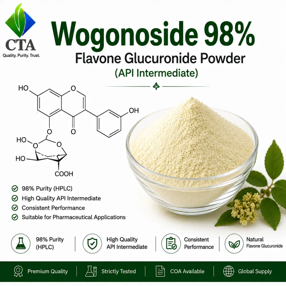 Wogonin 7-O-beta-D-glucuronide API Intermediate Powder - Food & Agriculture by Central Trade Agency Pvt. Ltd.