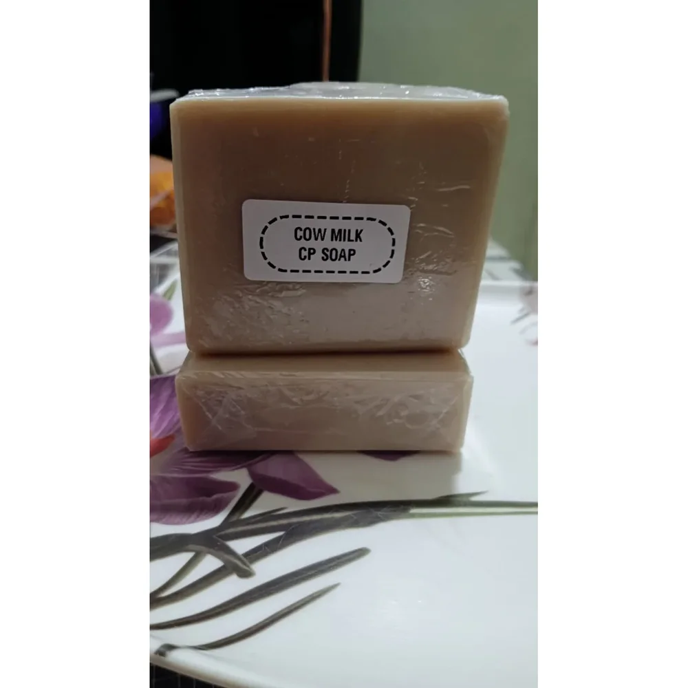 Handcrafted Cold Process Milk Cream Soap Bar - Beauty & Personal Care by M/S. Bliss Bloom Herbal