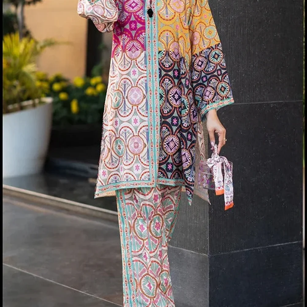 Rayon Digital Printed Shirt and Trouser Suit Set - Textiles & Apparel by Ayzel Pvt. Ltd.