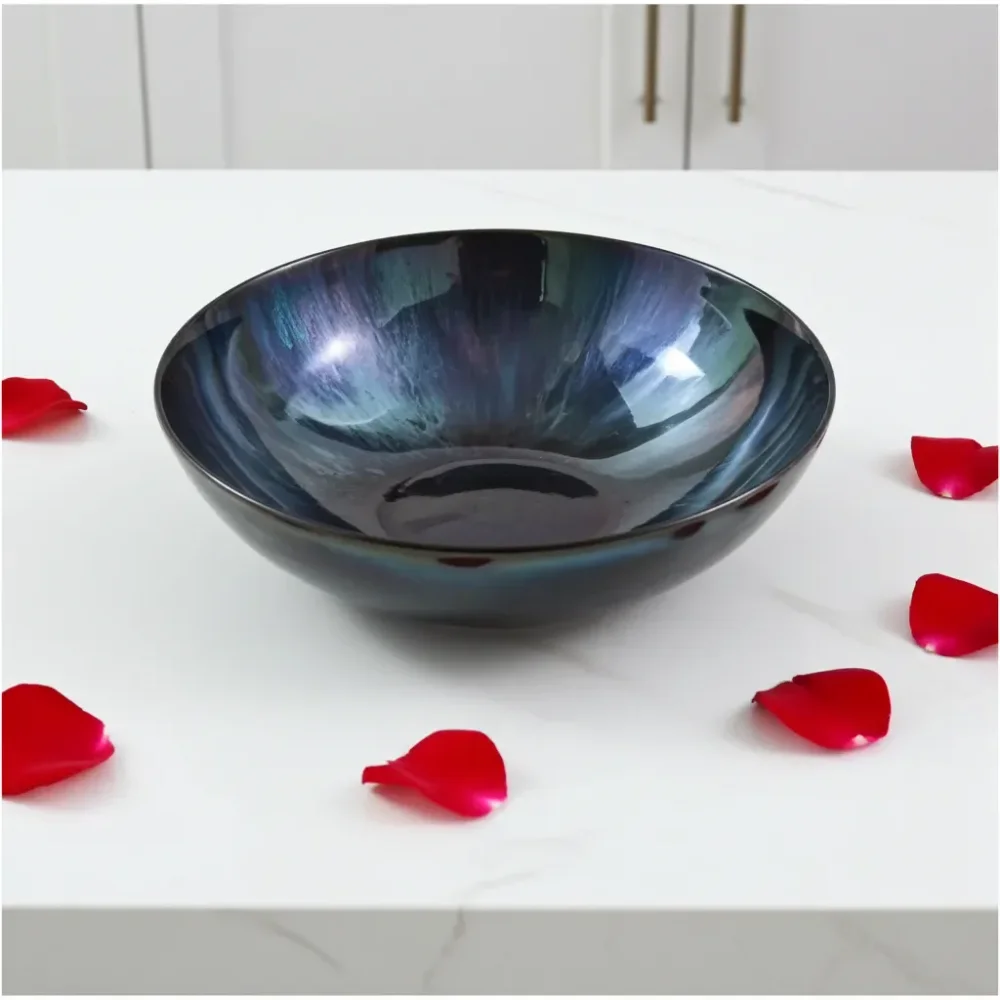 6 Inch Round Polished Horn Bowl - Handicrafts & Gifts by Razvi Exports