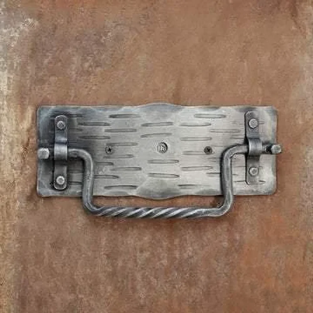 Hand Forged Iron Hardware Iron Handle Door Puller MS-88 - Metals & Alloys by The Hardware Hut