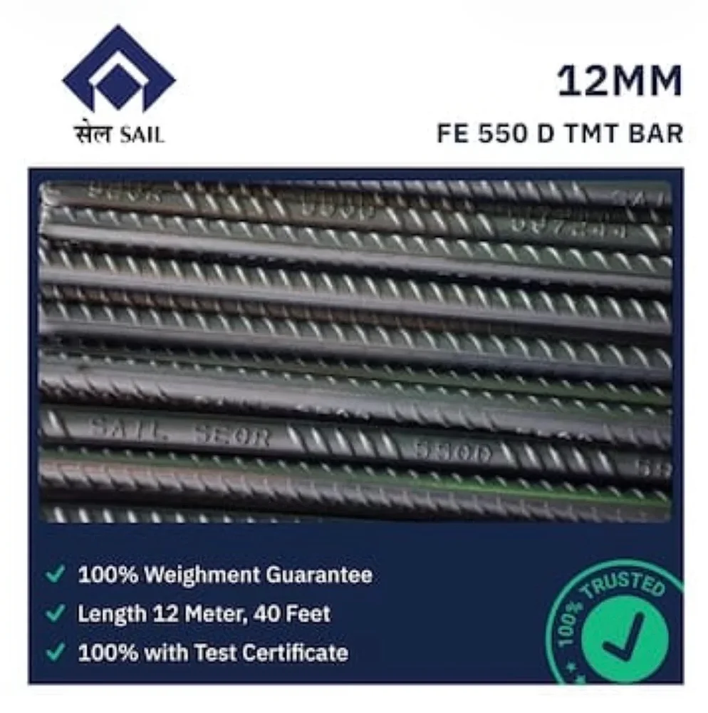 SAIL 16 Mm TMT Rebar 550D Grade - Construction & Building Materials by Primeaxis Tradelink Pvt. Ltd.