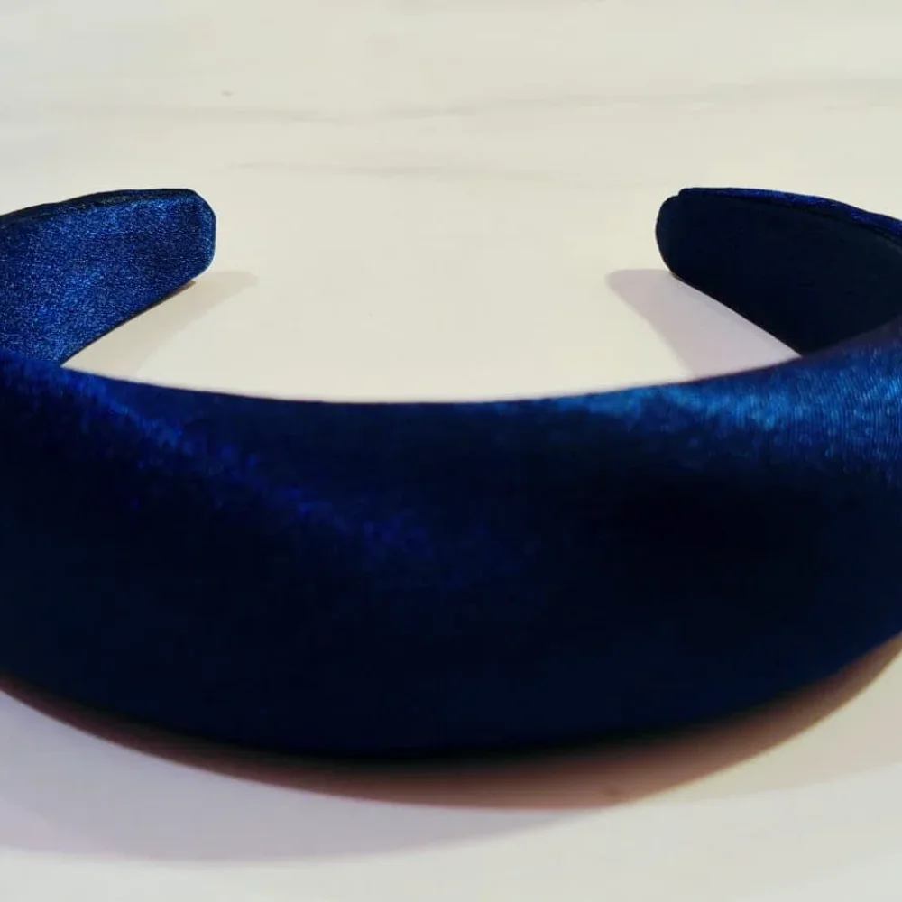 Handmade Royal Blue Headband for Women - Textiles & Apparel by A H Handicrafts