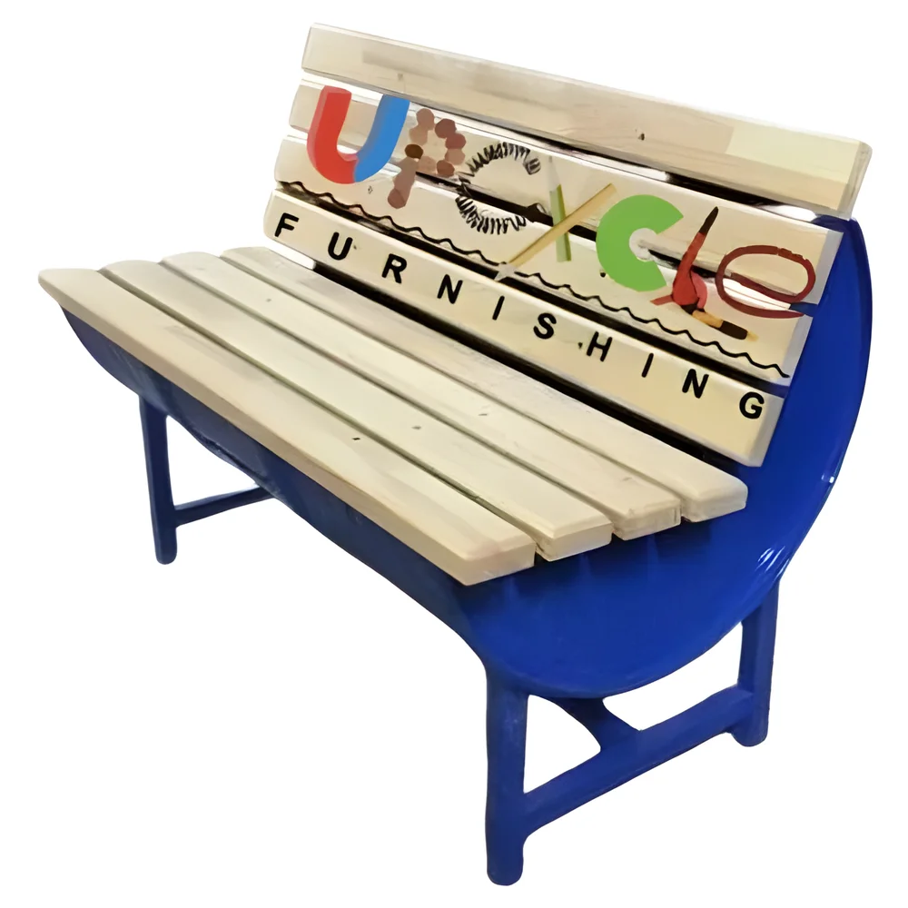 Industrial Drum Seater Bench - Furniture & Interiors by Upcycle Furnishing India