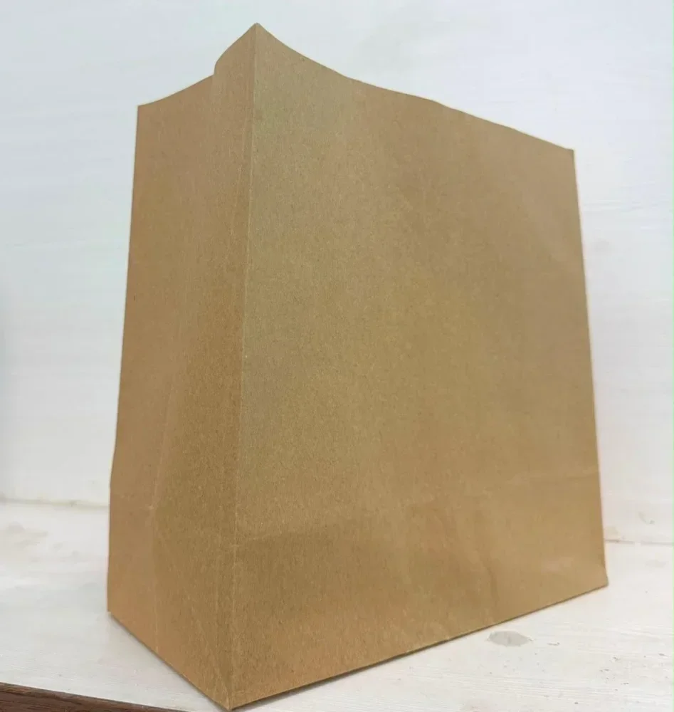White Kraft Paper Bag without Handle - Packaging & Printing by Reupap Pvt. Ltd.