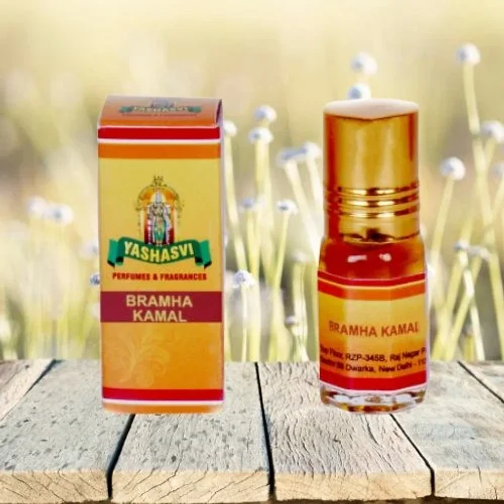 Yashasvi's Bramha Kamal Natural Handmade Fragrance Oil 3 ML - Beauty & Personal Care by Yashasvi Perfumes and Fragrances