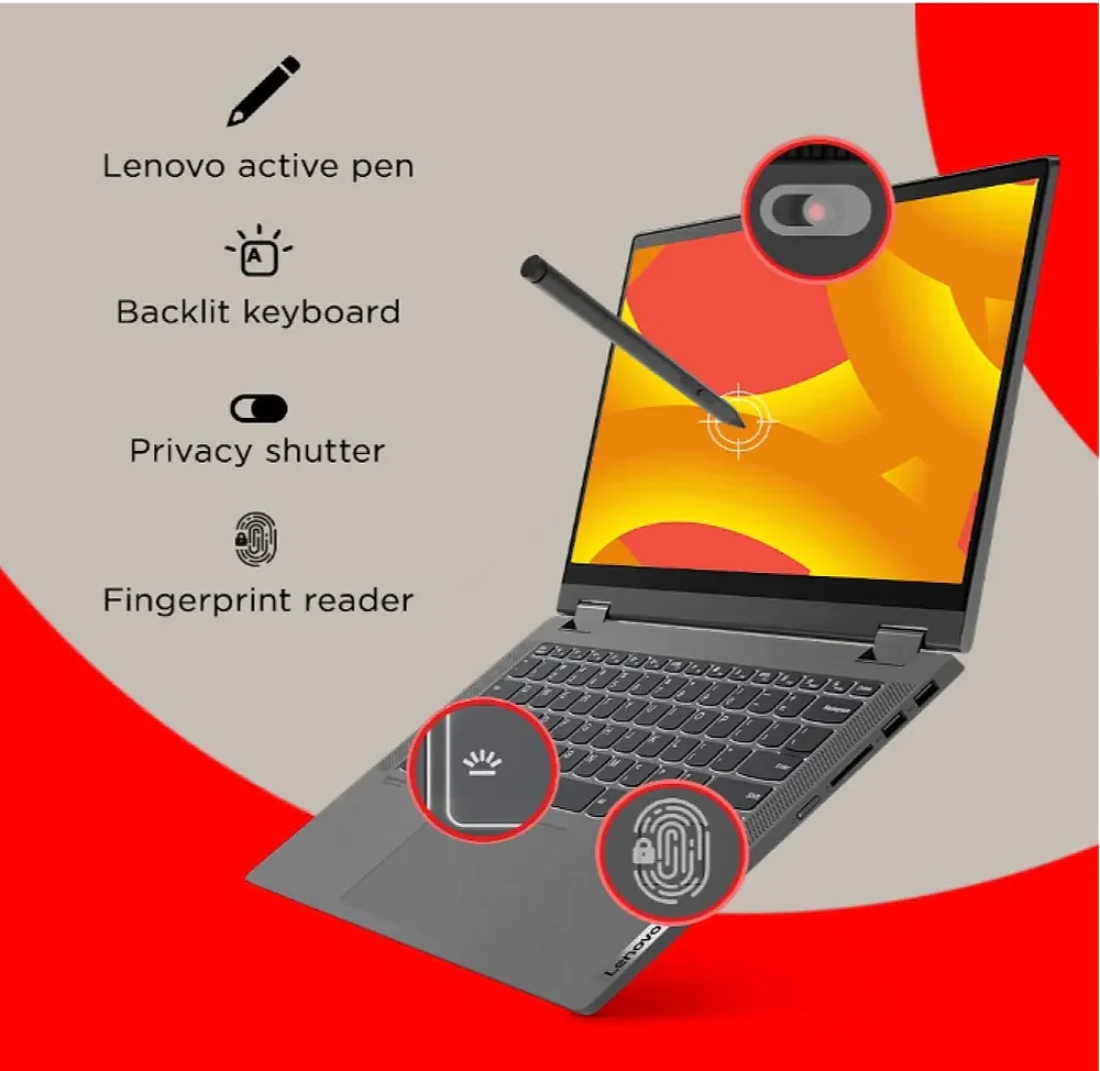 Lenovo Ideapad Flex 5 Laptop I5-1235U 14" 16GB RAM - Electronics & Electrical by Max It World NX
