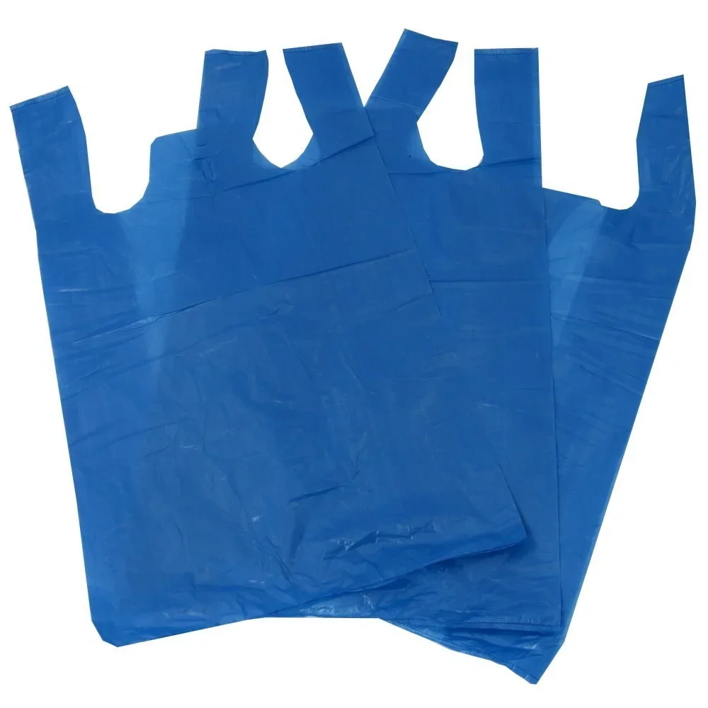 W Cut Blue Non Woven Grocery Bag - Packaging & Printing by Praveen Aqua Riseres