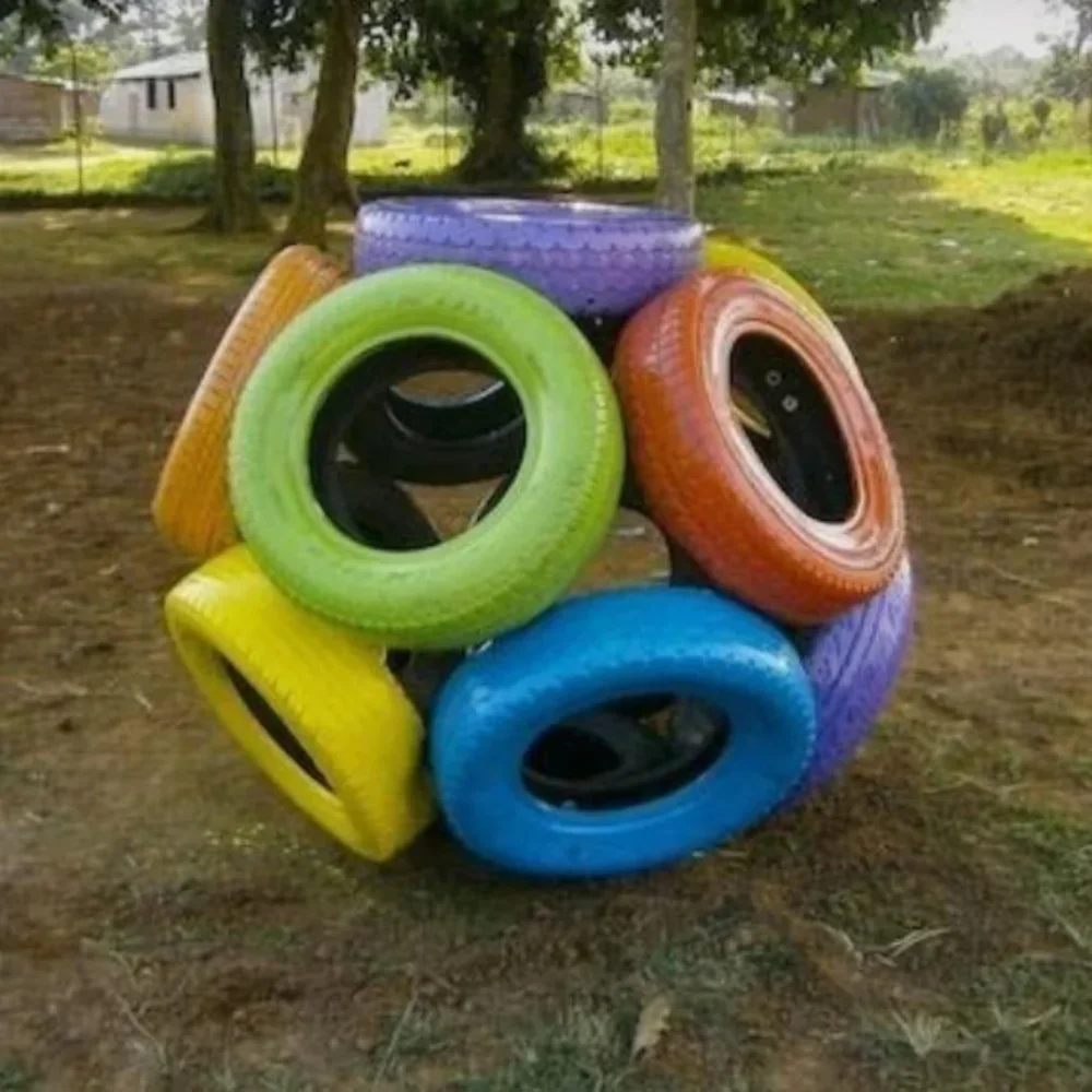 Tyre Ball Playground Equipment - Sports, Toys & Games by Upcycle Furnishing India