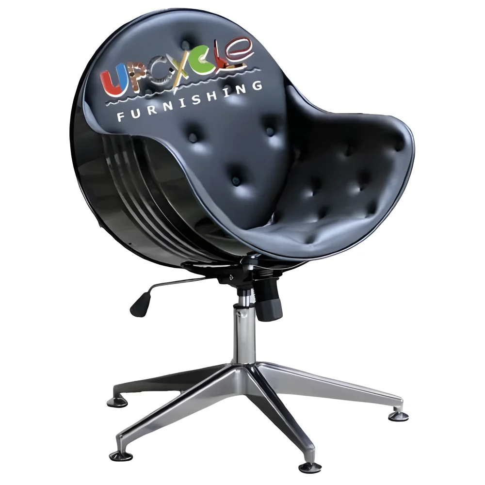 Barrel Office Chair UF 1030 - Furniture & Interiors by Upcycle Furnishing India