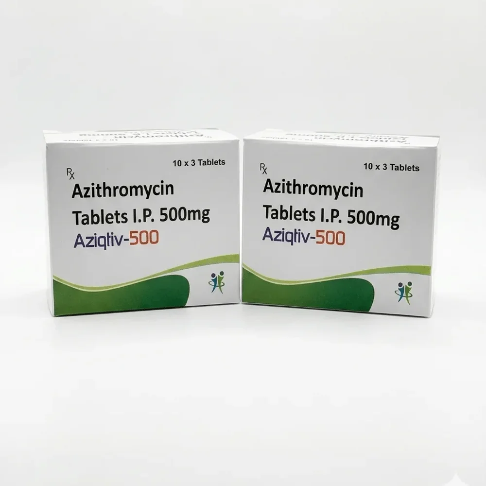 Azithromycin 500 mg Blister Pack Tablets - Healthcare & Medical by Healthserch Pharma LLP