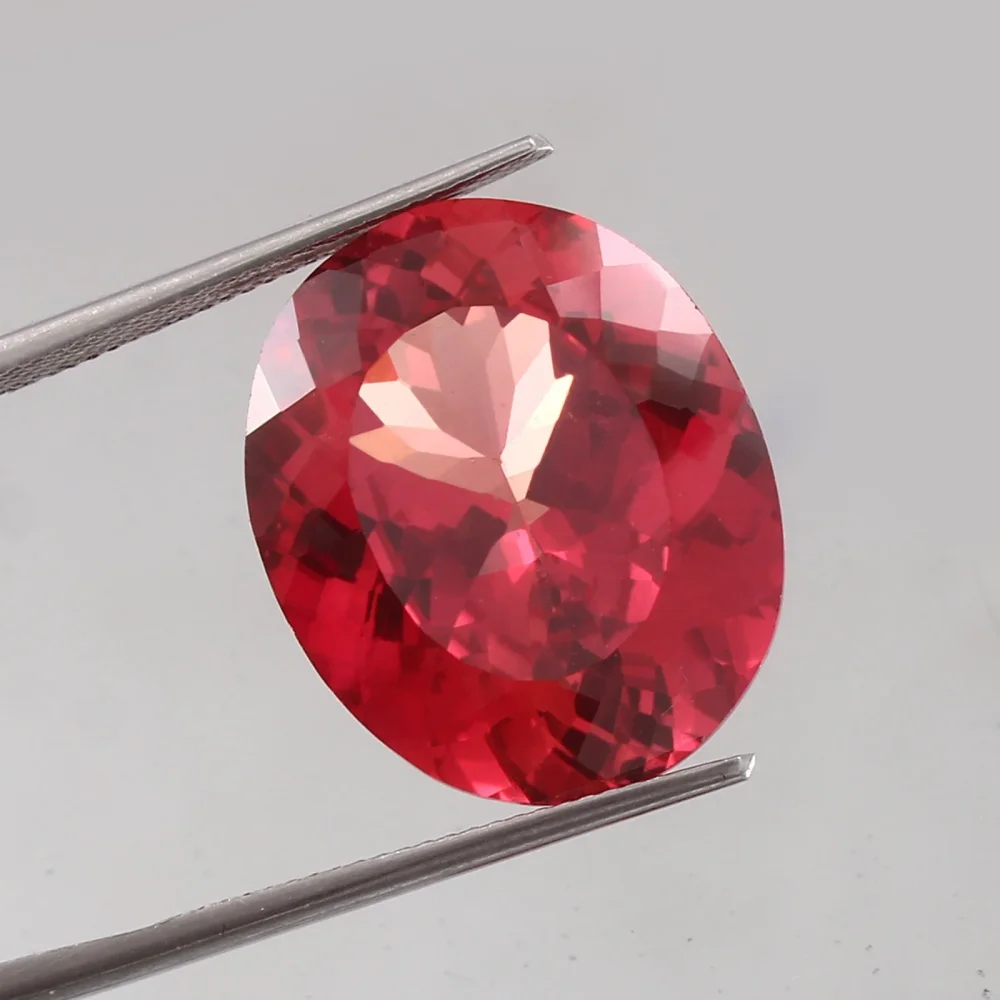 Synthetic Imitation Ruby Gemstone - Gems & Jewelry by Adnan Gems Art