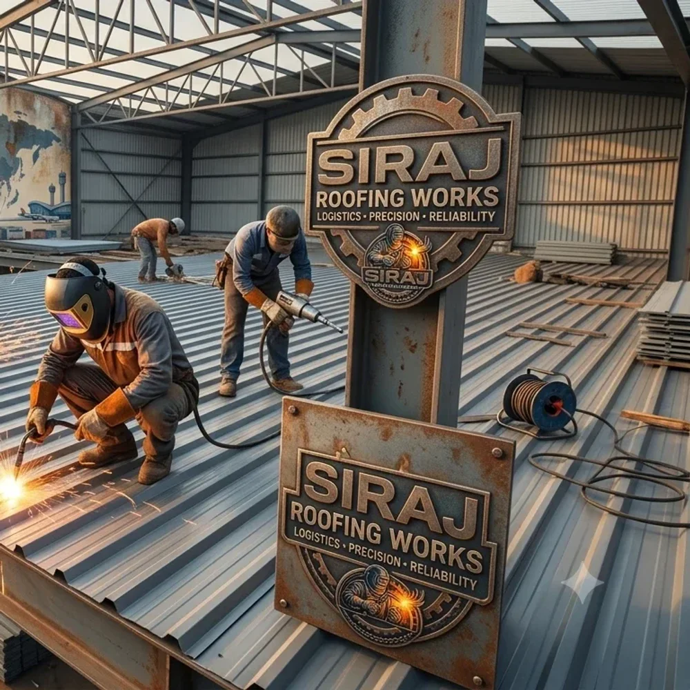 Steel Sheet Roofing Installation Service - Metals & Alloys by Siraj Welding Works
