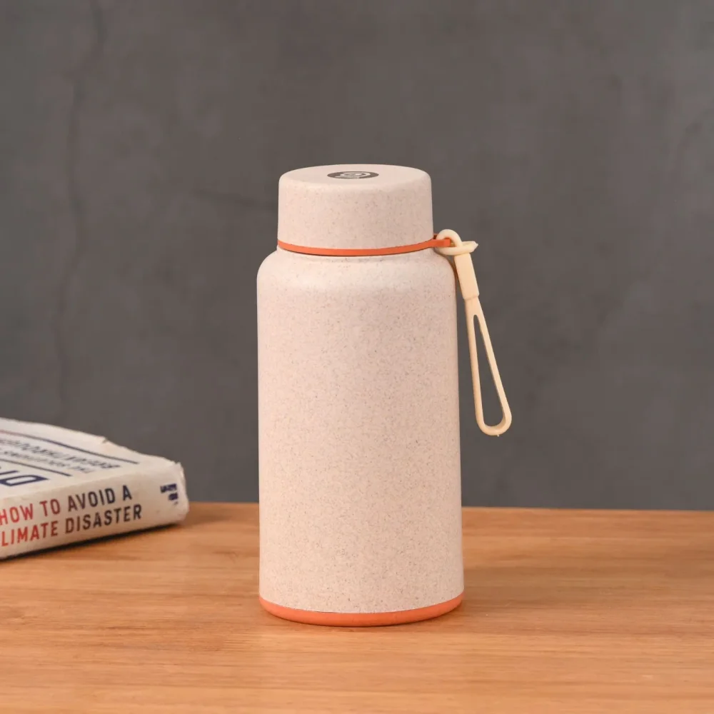 400 ML Rice Husk Coffee Seed Shell Bamboo Fibre Water Bottle - Home & Kitchen by Monday and Co.