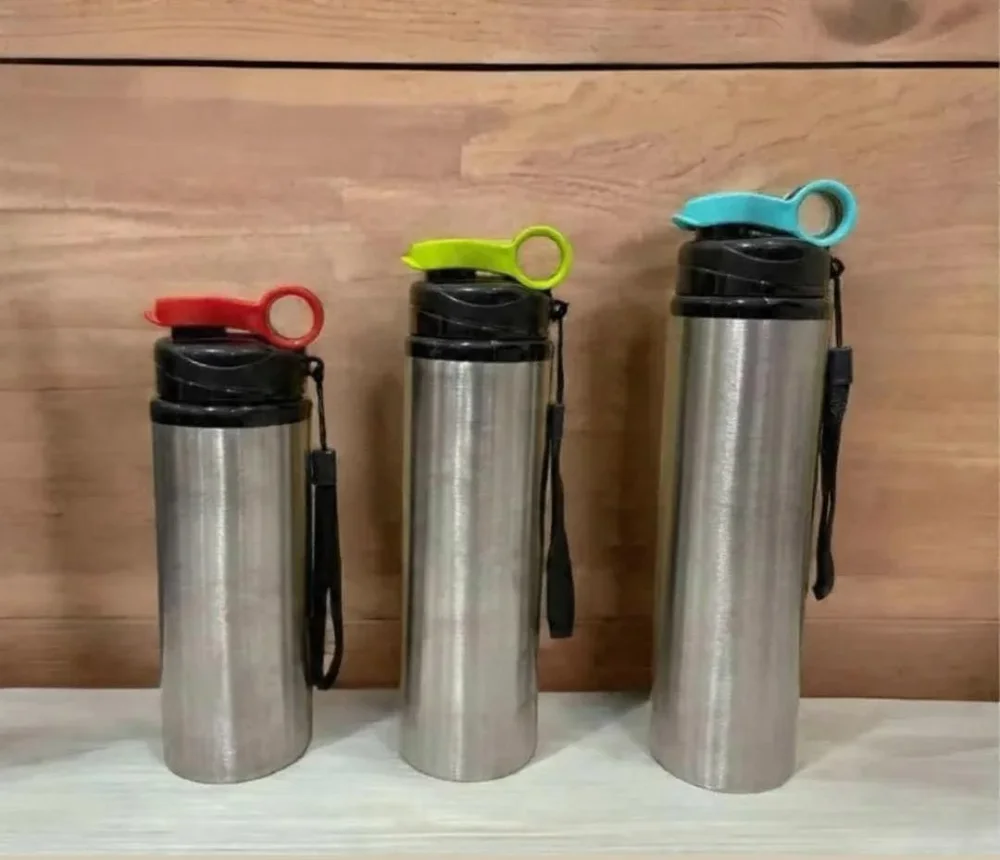 Stainless Steel Single Wall Water Bottle 900 ml - Home & Kitchen by Shree Anant International