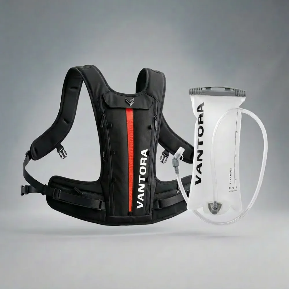 VANTORA 5L Backpack with 2L Hydration Bladder - Footwear, Bags & Leather Goods by Touchstone Enterprises Pvt. Ltd.