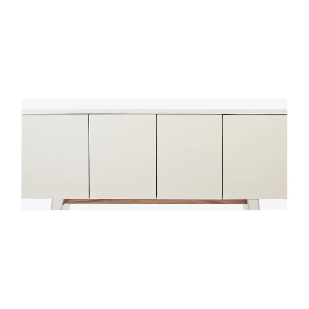 White Storage Rack Cabinet - Furniture & Interiors by Wooden Owl Design Pvt. Ltd.