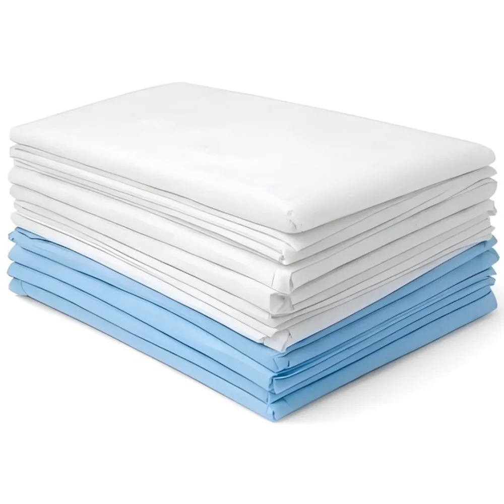 Blue Spunbond Fabric Bedsheets - Healthcare & Medical by Wecare
