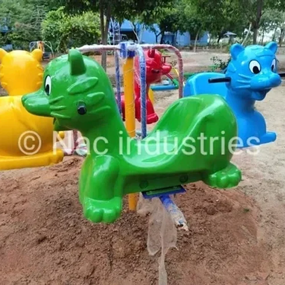 Animal Themed Playground Merry Go Round - Sports, Toys & Games by Nac Industries