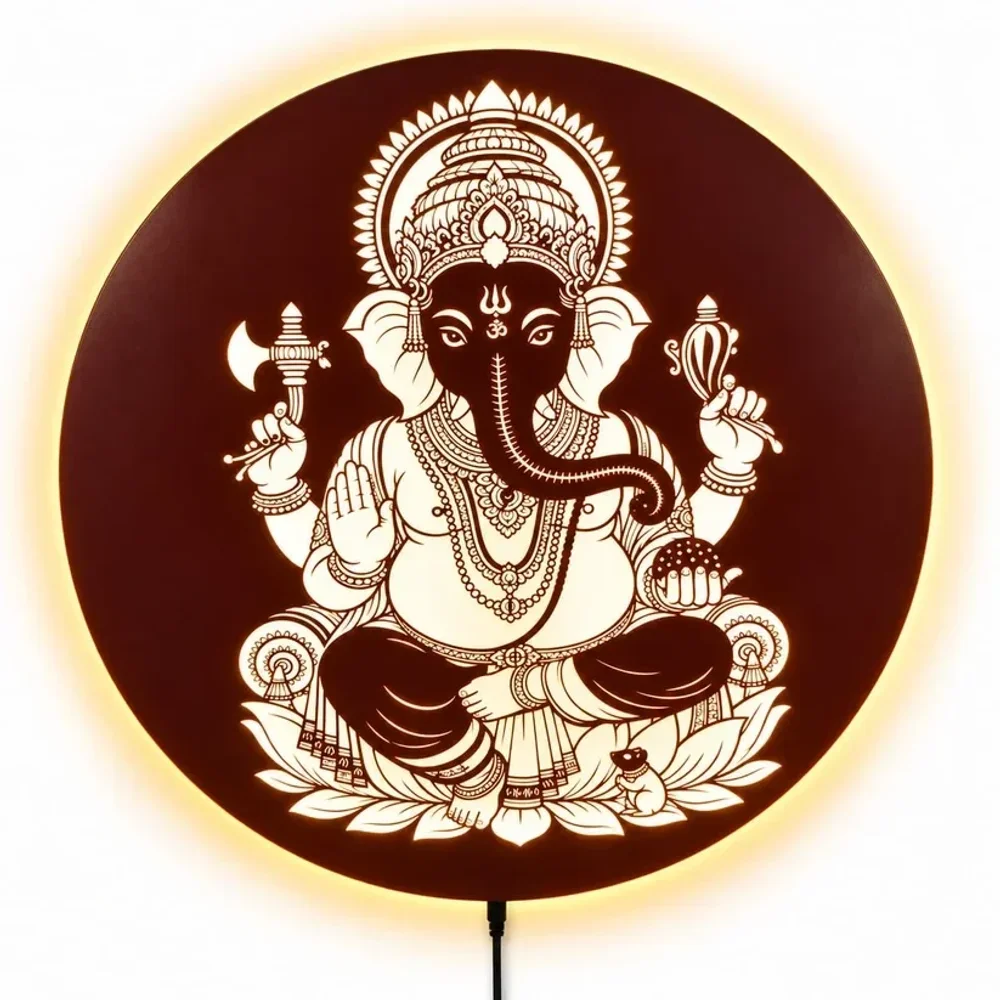 LED Metal Religious Wall Decor - Handicrafts & Gifts by Golden Engg Works