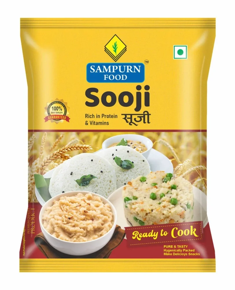 SAMPURN FOOD Yellow Granular Sooji - Food & Agriculture by Yash Food Udhyog