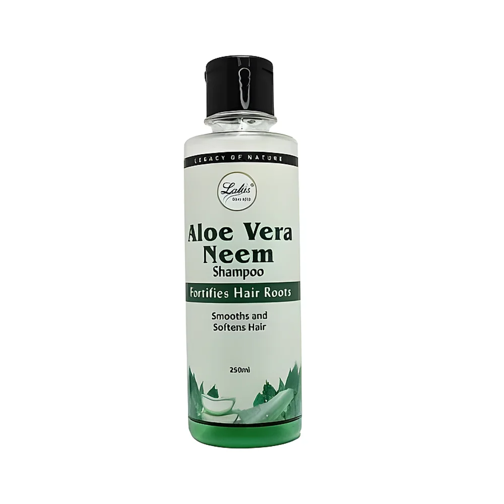 Lalas Aloe Vera Neem Ayurvedic Herbal Shampoo 250 ml Bottle - Beauty & Personal Care by Ayurweb