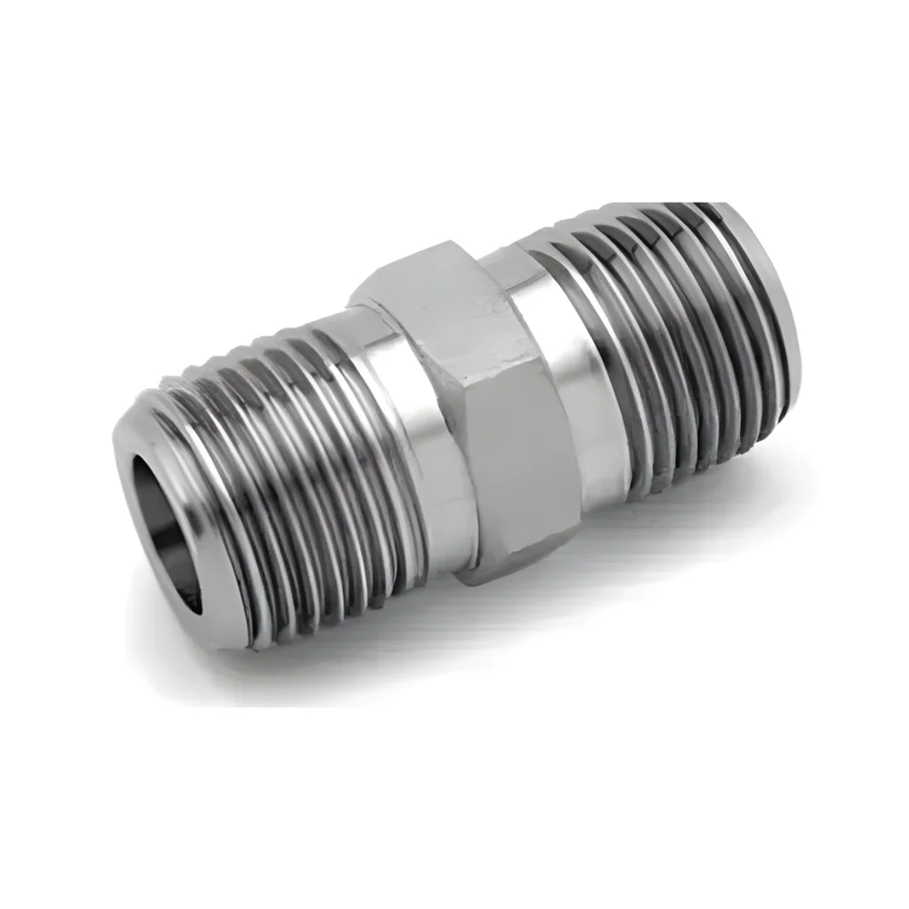 Stainless Steel 304L Hex Nipple - Metals & Alloys by Primo Drinks Pvt. Ltd.