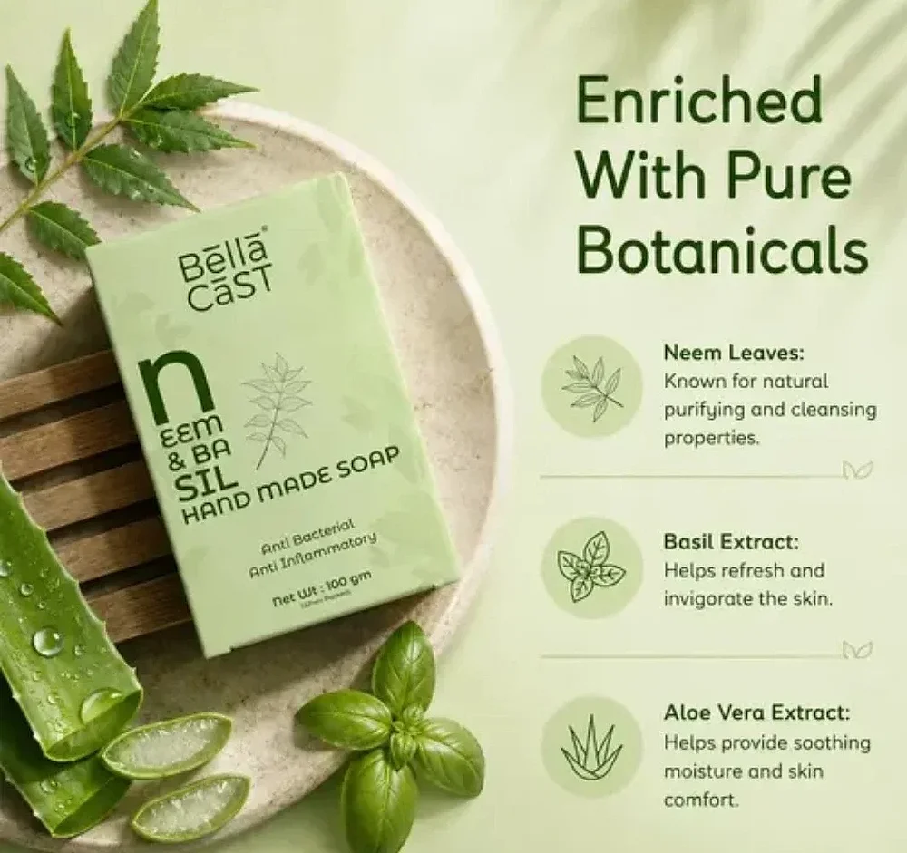 Herbal Neem Soap 100g - Beauty & Personal Care by Teamex