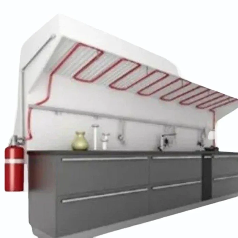 Pre Engineered Wet Chemical Kitchen Fire Suppression System - Construction & Building Materials by Setout Fire Controls