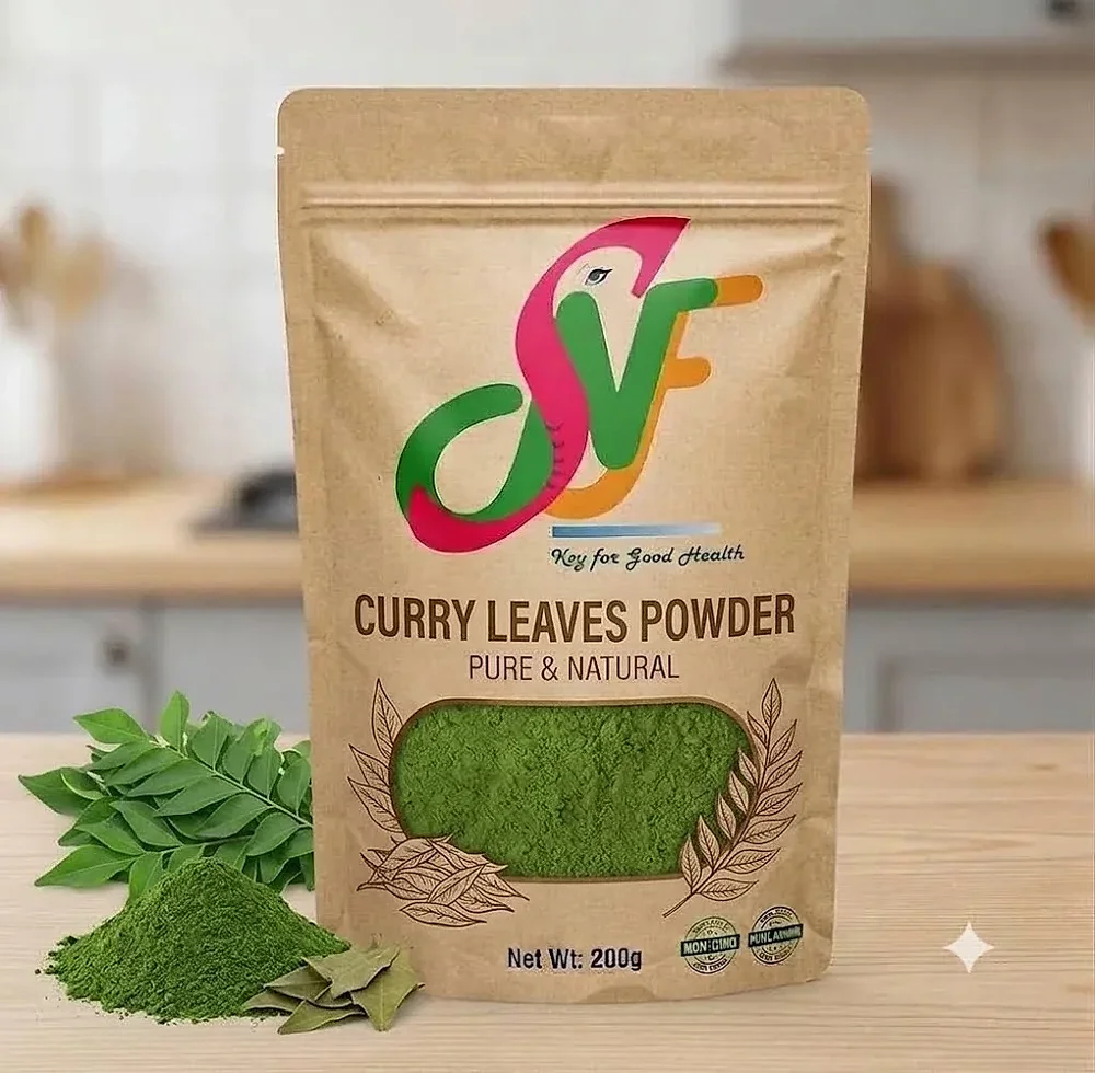 Organic Curry Leaves Powder - Food & Agriculture by Sree Nutritive Food Products