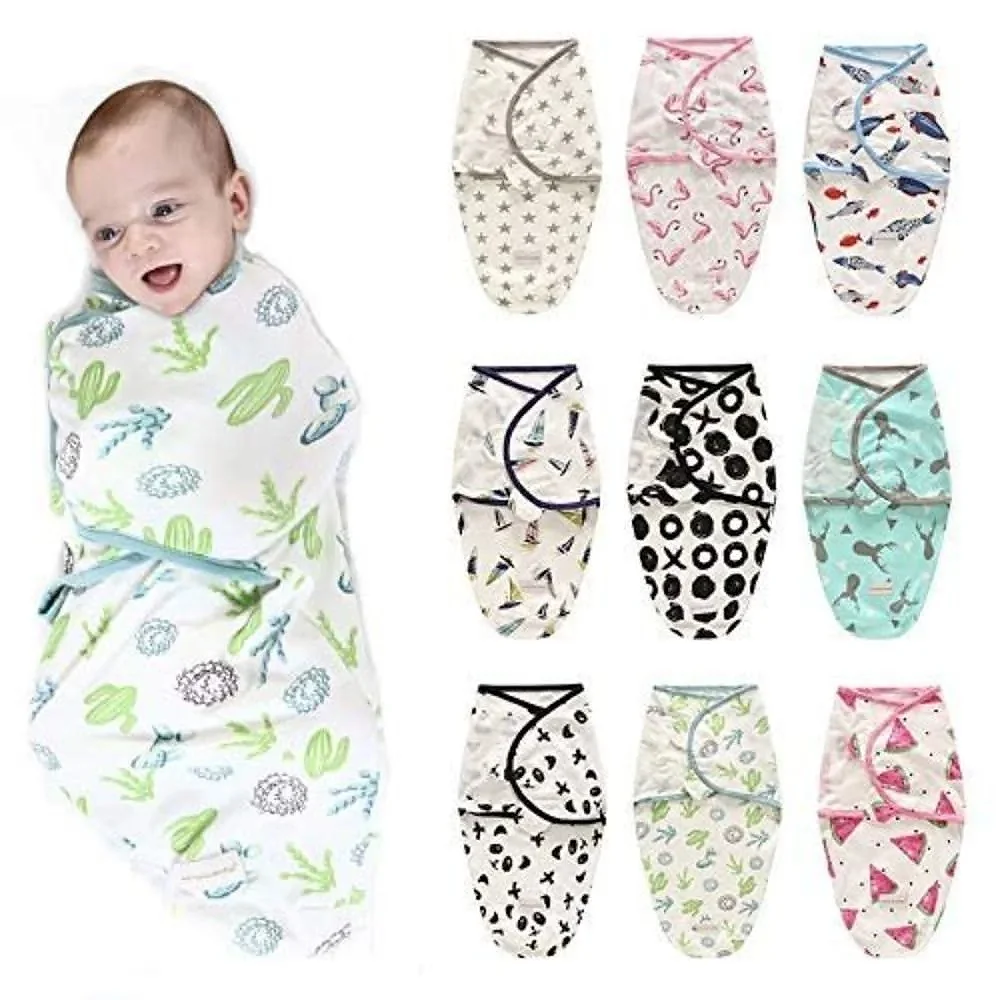 Honeyscoop Cotton Baby Wrap, Medium, Printed - Textiles & Apparel by Shree Anant International