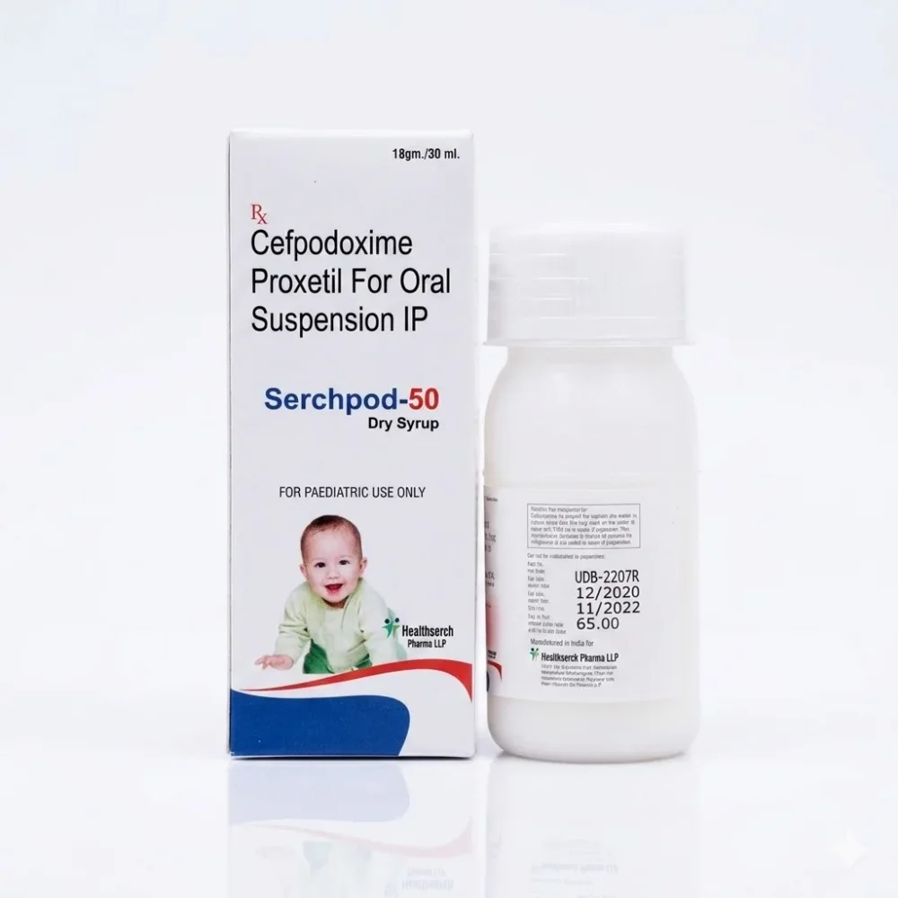 Cefpodoxime Proxetil 50 Dry Syrup - Healthcare & Medical by Healthserch Pharma LLP